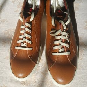 Never Worn - Salvatore Ferragamo Leather Sneakers